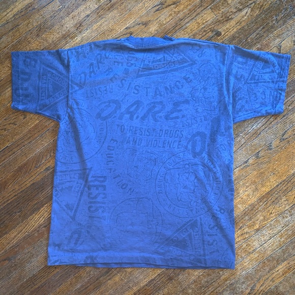 Vintage 90s DARE All Over Print Shirt - Picture 5 of 7
